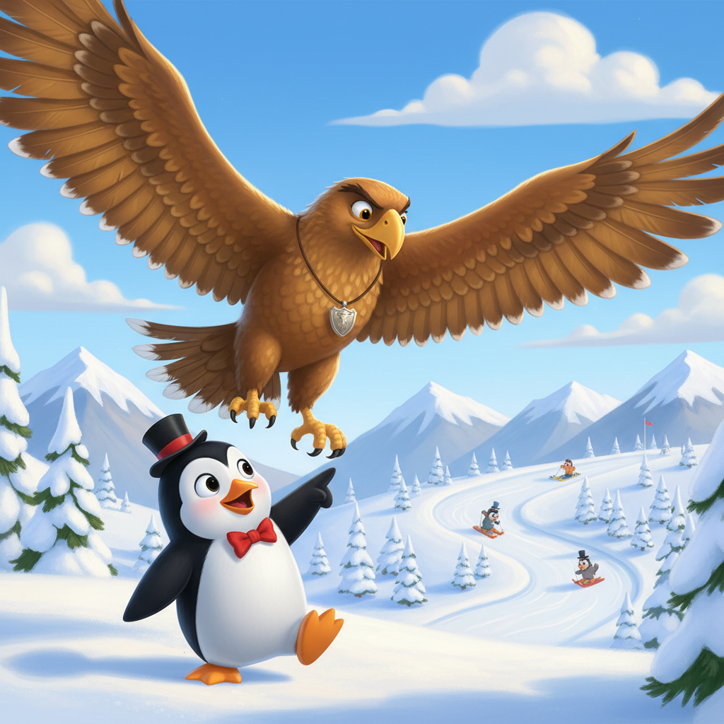 Zara and Pip are going to ski...